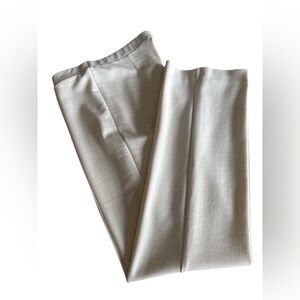 Ritva Falla Elegant Finnish Fashion Cream Trousers